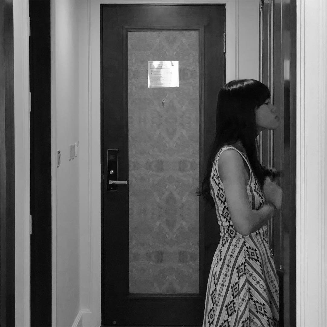 Finalizing, a black-and-white Chromaluxe print from Hanoi